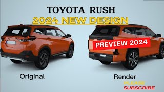 ALL NEW TOYOTA RUSH 2024 New Design  DEBUT NEXT MONTH Current Appearance [upl. by Attegroeg]