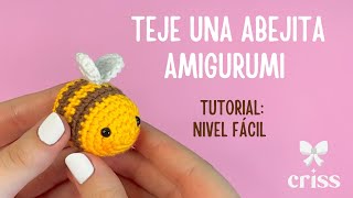 CROCHET TUTORIAL Te enseño a tejer una abejita🐝 [upl. by Dnana679]