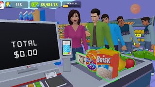 my supermarket simulator 3d mod apk unlimited money and energy  Day 61 shop level 33 🟢 [upl. by Calvinna]