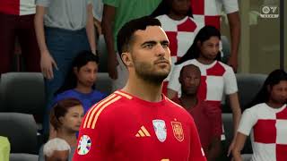 SWITCH FC 24  UEFA EURO 2024  CROATIA vs SPAIN [upl. by Leruj]