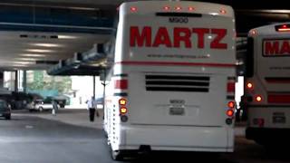 WILKESBARREINTERMODAL FACILITYMARTZ TRAILWAYS LCTA LOCAL BUSES [upl. by Aseen692]