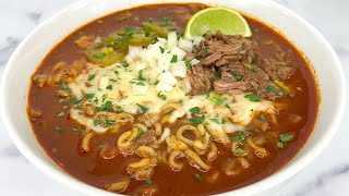 HOW TO MAKE BIRRIA RAMEN [upl. by Nwadahs259]