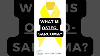 📌 What is Osteosarcoma  Cancer Education and Research Institute canceredinstitute sarcoma [upl. by Aryt]