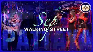 Busy street walking tour  Pattaya walking street  4K Sep 2024 [upl. by Malinowski]