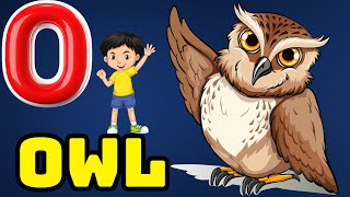 O Is For Owl  ABC song From A to Z I ABC Song For Children  abc song I Kidsongs  Kids Songs [upl. by Mihe]