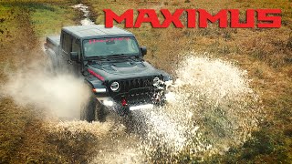 Mudding in a HellcatSwapped Jeep Gladiator  MAXIMUS 1000 by Hennessey [upl. by Ivens318]