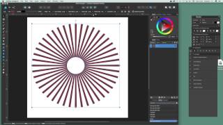 How To Use Cog Tool In Affinity Designer Tutorial  Graphicxtras [upl. by Gilbart]