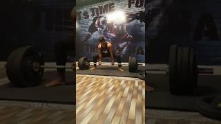 150kg Deadlift 2rep BW 57kg shorts motivation sports shortvideo deadlift [upl. by Auahsoj236]