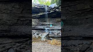 Exploring Behind Waterfalls  Cucumber Falls waterfall hiking [upl. by Kirbee]