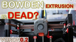 Is BOWDEN DEAD Direct Drive vs Bowden DEEP DIVE on Voron Zero [upl. by Ewart]