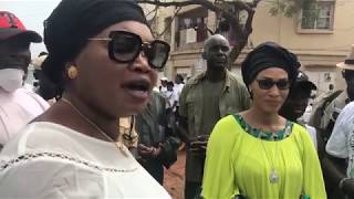 GAMBIA BANJUL MAYORESS ROHEY MALICK amp FIRST LADY FATOU BAH BARROW [upl. by Enna880]