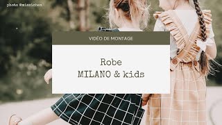 TUTORIEL  Coudre une robe tablier pour bébé fille  patron Milano [upl. by Michey]