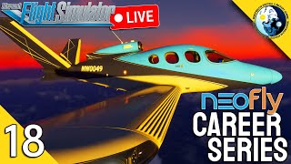 Virtual Aviation Series My MSFS 2020 NeoFly Career  BeyondATC  Active Sky [upl. by Giess]