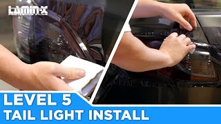 Laminx Universal Sheet Level 5  Tail Light Installation [upl. by Anevad]