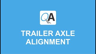 Trailer Axle Alignment [upl. by Copeland125]