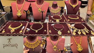 Tanishq Top Selling Necklace Set with Price and Weight 169000₹ onwards Tanishq Gold Necklace Set [upl. by Yesima472]