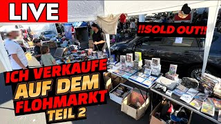 Ich verkaufe auf dem Flohmarkt LIVE Teil 2  Nintendo Playstation Reselling  Fleamarket Videospiele [upl. by Rehtul]