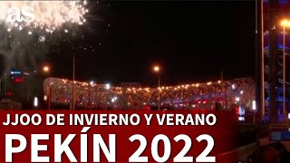 JJOO PEKÍN 2022  La CEREMONIA en el ESTADIO NACIONAL abre los JUEGOS DE INVIERNO  AS [upl. by Waers]