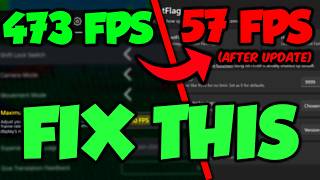 HOW TO UNCAP FPS AFTER NEW PATCH on ROBLOX [upl. by Narahs508]