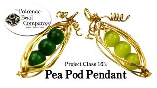 How to Make a Pea Pod Pendant Project Class 163 [upl. by Nohsed]