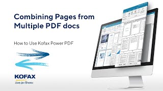 How to Combine Pages from Multiple PDFs in Kofax Power PDF [upl. by Eanrahc]