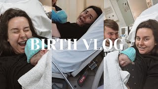 POSITIVE BIRTH VLOG OF OUR SECOND BABY BOY🤍 UK BIRTH VLOG [upl. by Adiaroz]