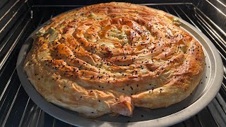 I never buy Börek any more now  Easy to make Börek  Homemade Borek Recipe  Spinach Cheese Pie [upl. by Lipinski]