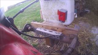 GOPRO Epandage dengrais sur gazon  Tracteur Tondeuse  2017 [upl. by Pomona]