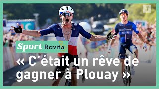 Valentin Madouas remporte la Bretagne Classic à Plouay [upl. by Dogs498]