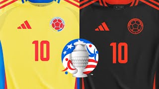 CAMISETAS de la SELECCIÓN COLOMBIA para la COPA AMÉRICA 2024 [upl. by Modeerf]