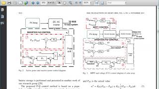 Matlab Simulation file for Voltage and frequency control of grid connected photovoltaic system [upl. by Ayel]