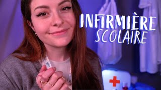 Angoissé  stressé  😷 l INFIRMIERE SCOLAIRE te rassure 💜  asmr [upl. by Pembrook]