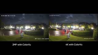 Hikvision 4K 8MP ColorVu IP PoE Turret Camera Demo [upl. by Enimajneb]