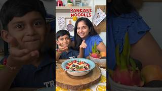 Pancake Noodles with ​⁠gyaanwithavyaan  Fun recipe for kids [upl. by Nat]