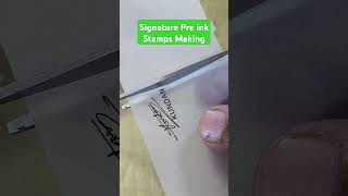 Customize Signature Digital Stamp signature stamps preinkstamp shortvideo digital [upl. by Atener557]