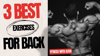 TESTED 3 BACK EXERCISES BEST FOR GROWTH [upl. by Arathorn]