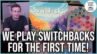 We play SWITCHBACKS for the first time BOARD GAME GAMEPLAY [upl. by Shane]