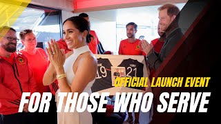 OFFICIAL LAUNCH  Prince Harry amp Meghan meet Invictus Games competitors and their family amp friends [upl. by Green]