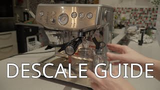 Descale Guide  Sage  Breville Barista Express Impress [upl. by Pyotr17]