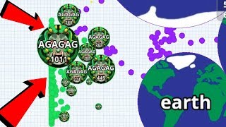 Agario Best AG Clan Take Over Pro Dominating Agario Mobile Gameplay [upl. by Kamp]