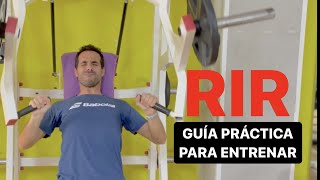 ¿Qué es el RIR y cómo aplicarlo a tus entrenamientos de fuerza  GUÍA PRÁCTICA [upl. by Yssak16]