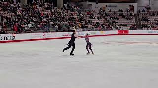 MarieJade LauriaultRoman Le Gac 2024 Canadian FS Nationals FD [upl. by Bonney]