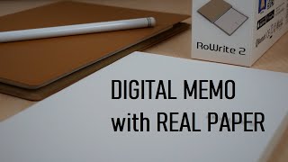 RoWrite 2 Digital Writing Pad with REAL PAPER Unboxing [upl. by Ronile]