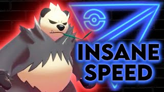 LIGHTNING FAST PACING Buffed Karate Chop Pangoro boosts through the Great League  Pokémon GO PvP [upl. by Allerbag]