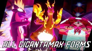 ALL GIGANTAMAX FORMS in POKEMON SWORD AND SHIELD [upl. by Warring]