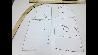 ¡¡¡TALLER DE COSTURA PARA PRINCIPIANTES PATRONAJE DE BLUSA BASE TALLA S [upl. by Haskel]