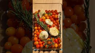 SlowRoasted Cherry Tomatoes with Olive Oil Garlic and Rosemary [upl. by Accever]