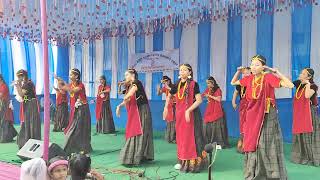 Gurung Dance by Class 10  Tihar Bishesh  2081 [upl. by Dorella]