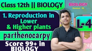 L4  1 Reproduction in Lower and Higher Plants Class 12 Biology Parthenocarpy biology [upl. by Hays]