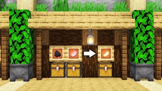 Minecraft HIDDEN Super Smelter Tutorial [upl. by Hildegard925]